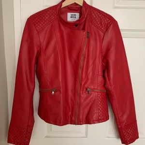 Vero Moda faux leather jacket size L